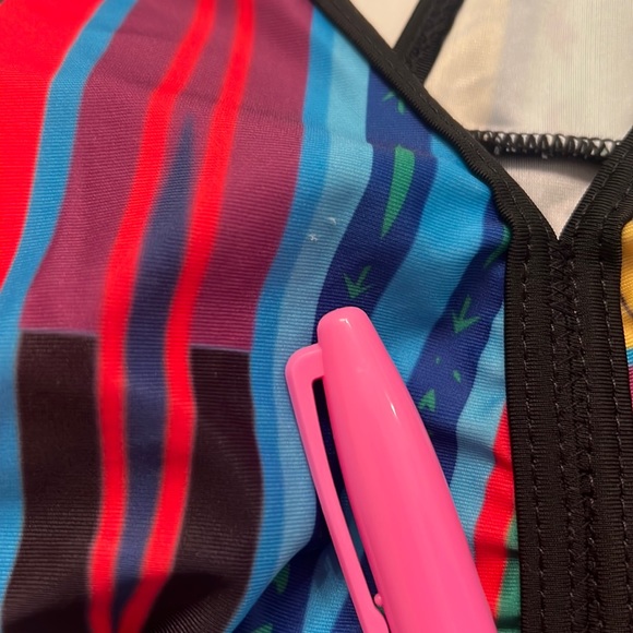 U30- 2 Large Tankini Tops: 1) Hula Honey Halter 2) Unbranded Racerback - Picture 14 of 14